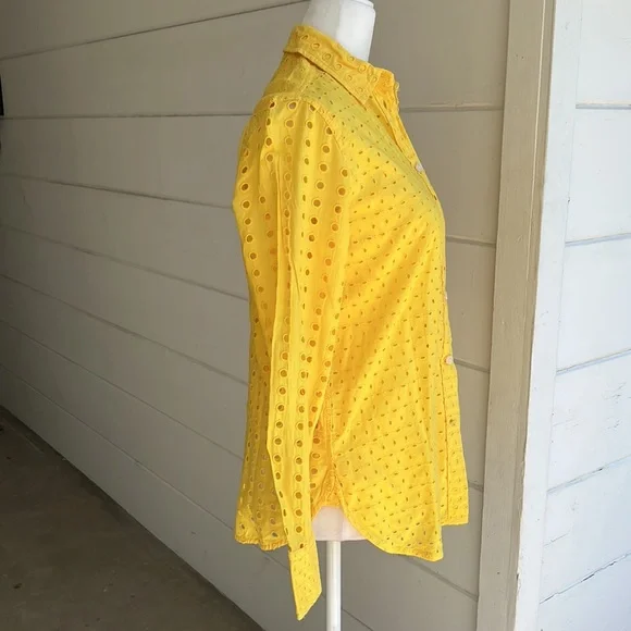 J CREW Eyelet Shirt - Picture 4 of 10